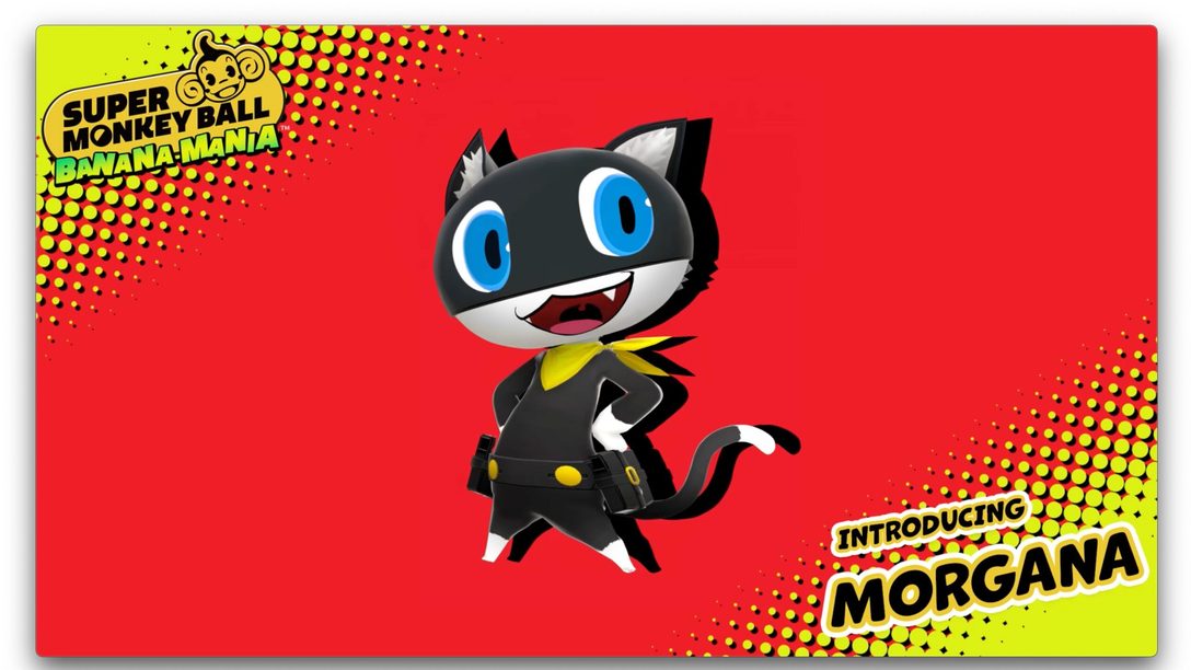 Super Monkey Ball Banana Mania: Morgana from Persona 5 joins the monkey gang
