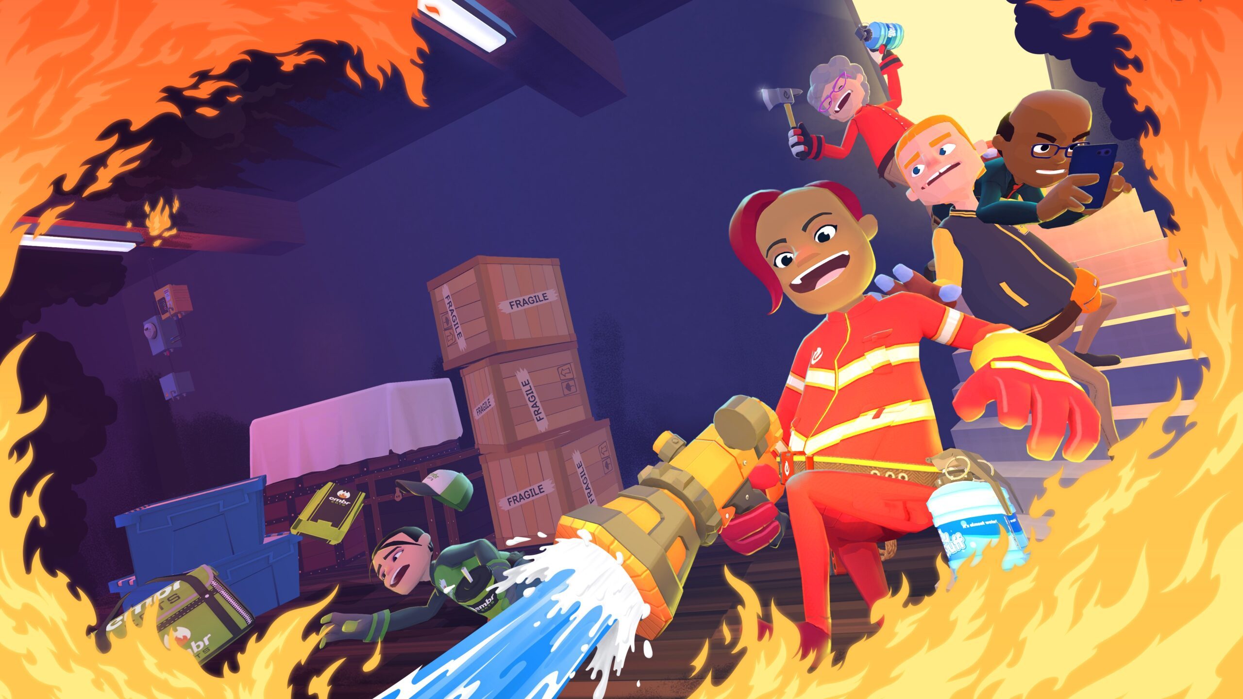 Игра Embr. Пожарная игра для Xbox Embr. Embr: Uber Firefighters [ps4, русские субтитры]. Playing with Fire 3 game.