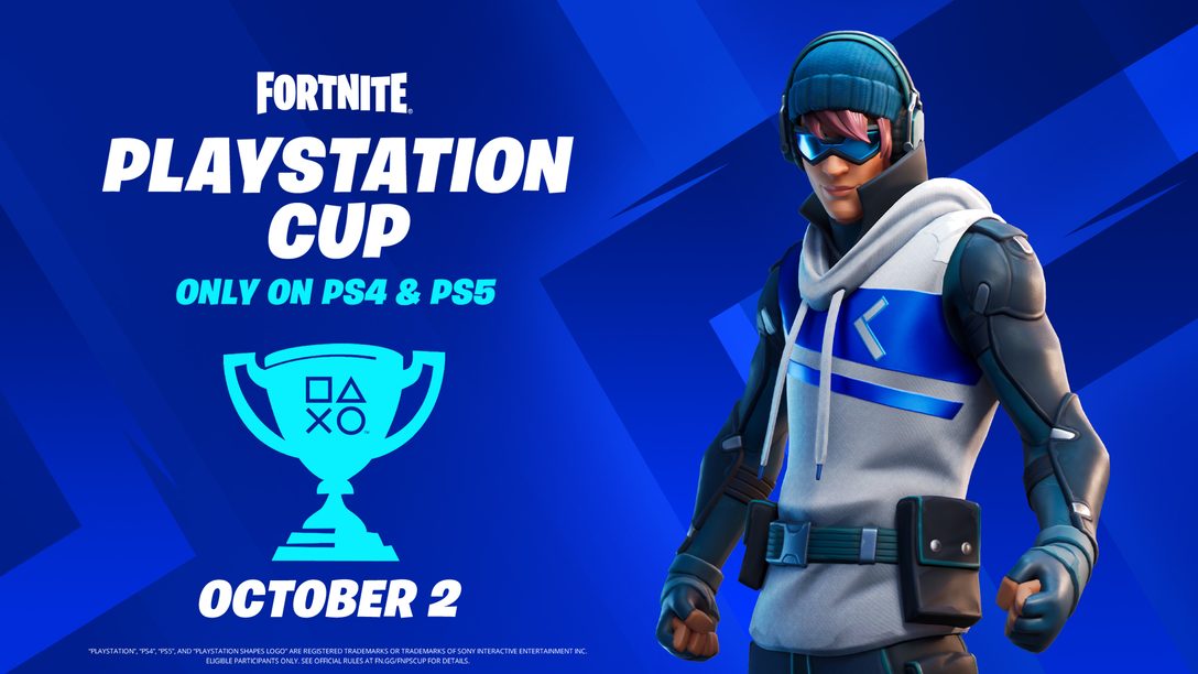 Compete in the Fortnite PlayStation Cup for a piece of the $110,000 global prize pool