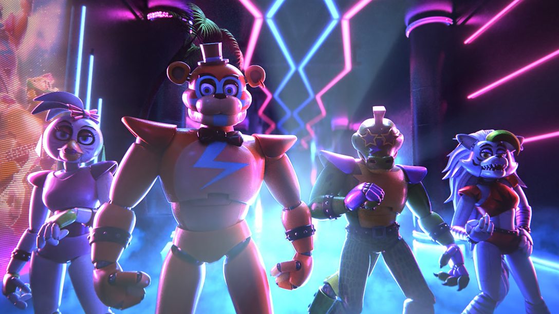 todos OS ANIMATRONICS do FIVE NIGHTS AT FREDDY'S SECURITY BREACH 