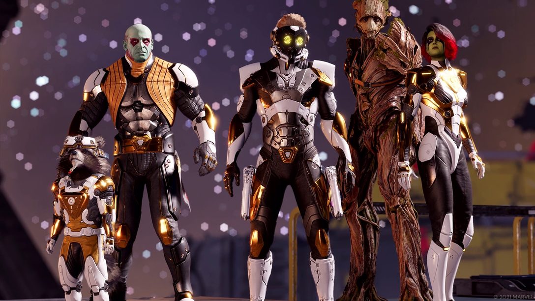 Creating the new and classic outfits of Marvel’s Guardians of the Galaxy
