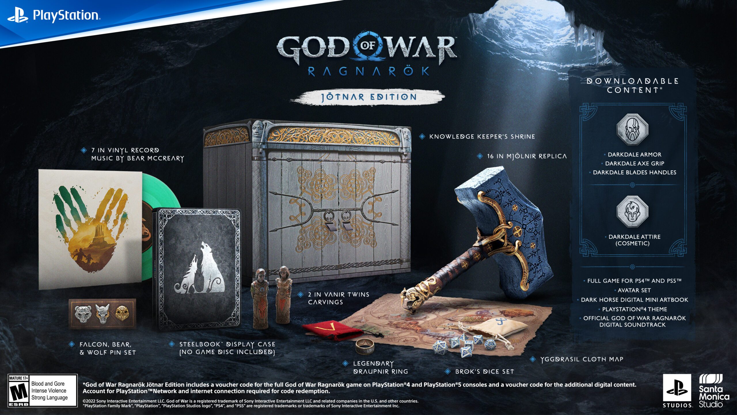 Jogo God of War Ragnarok Collectors Edition - PS4 e PS5 - Game