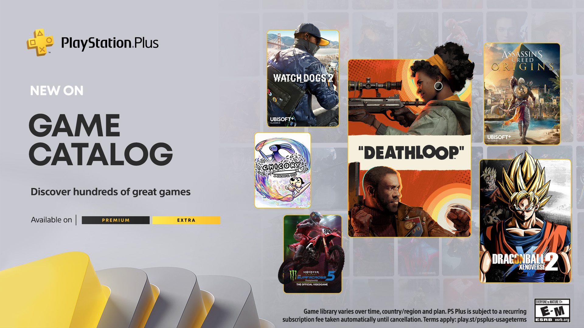 PlayStation Plus Monthly Games and Game Catalog for September 2022