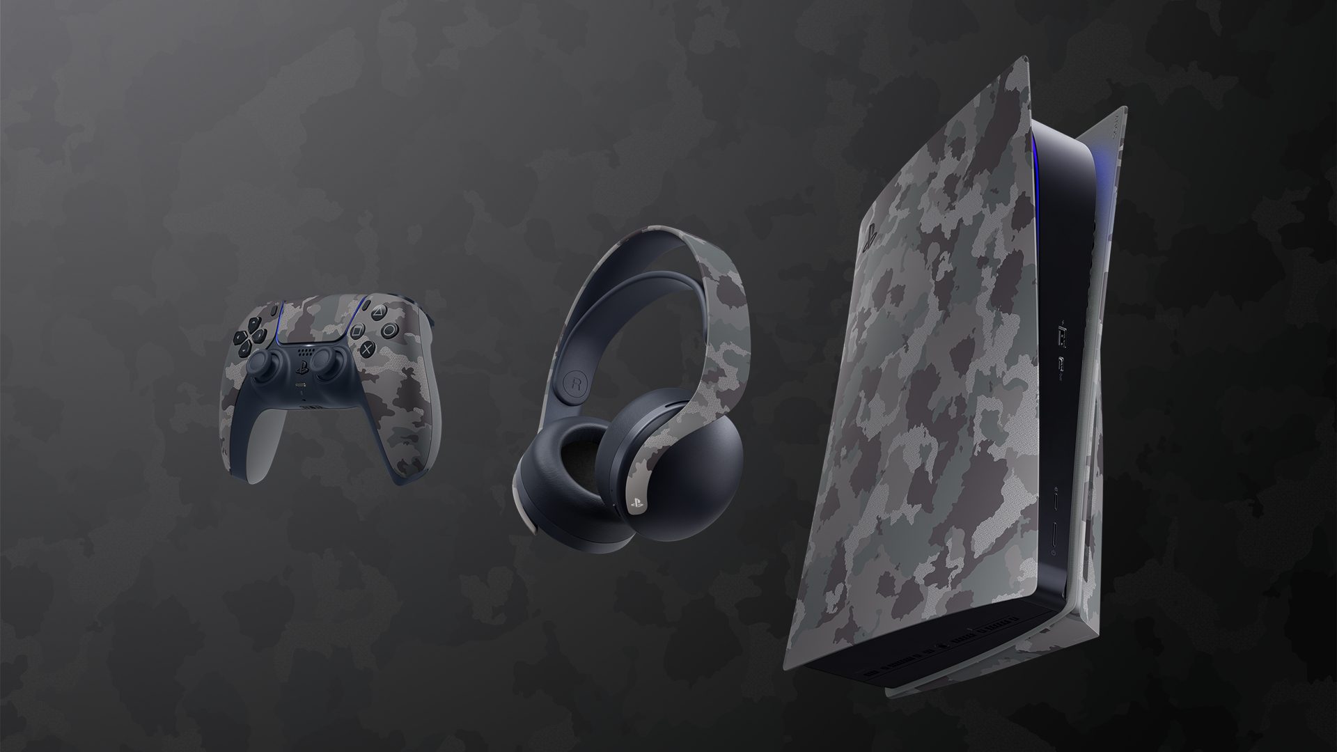 MAJ le 23/12 Accessoires PS5  Collection Grey Camouflage