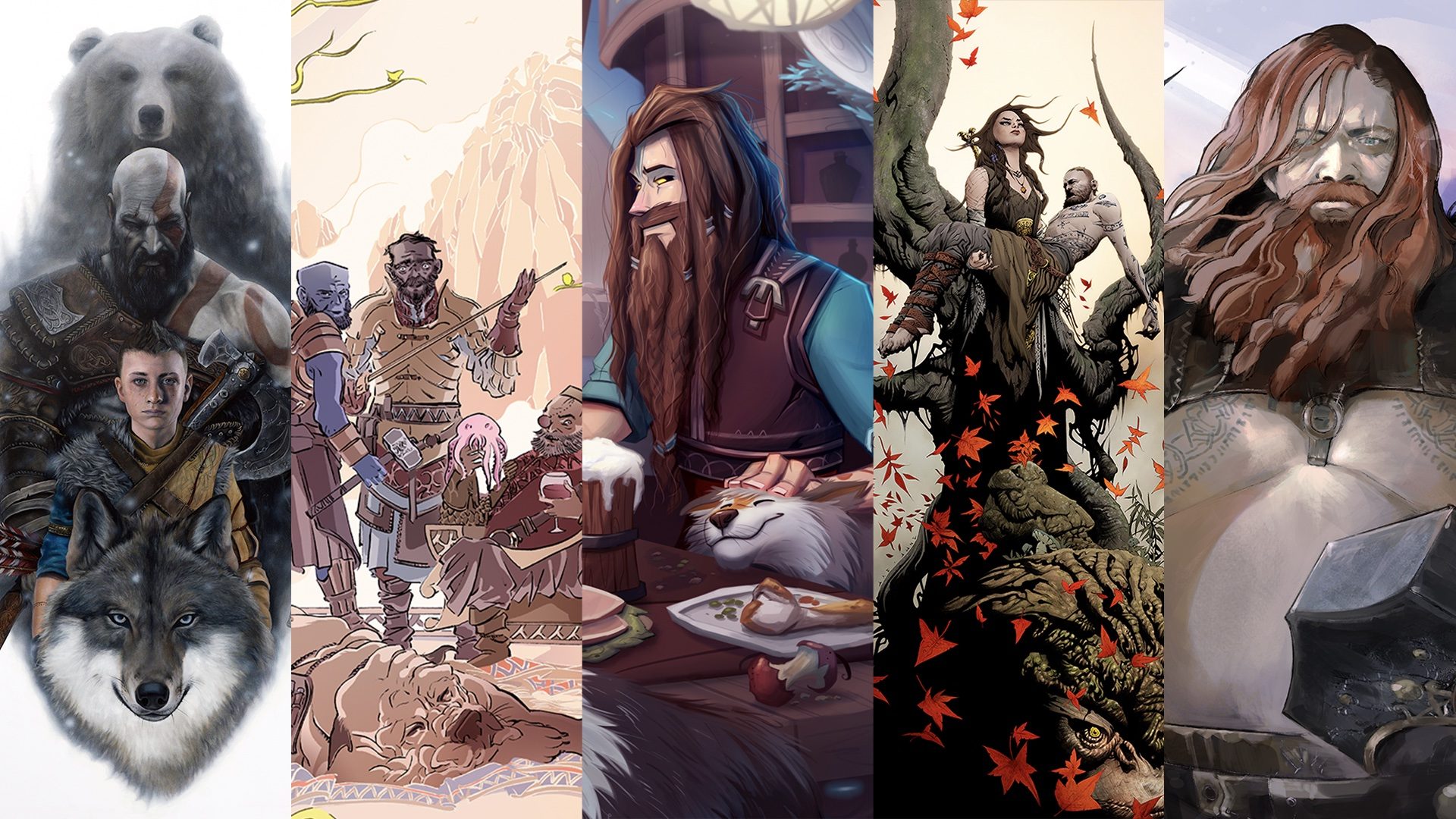 God of War Ragnarök Animated Family Portraits highlight 5 key relationships  – PlayStation.Blog