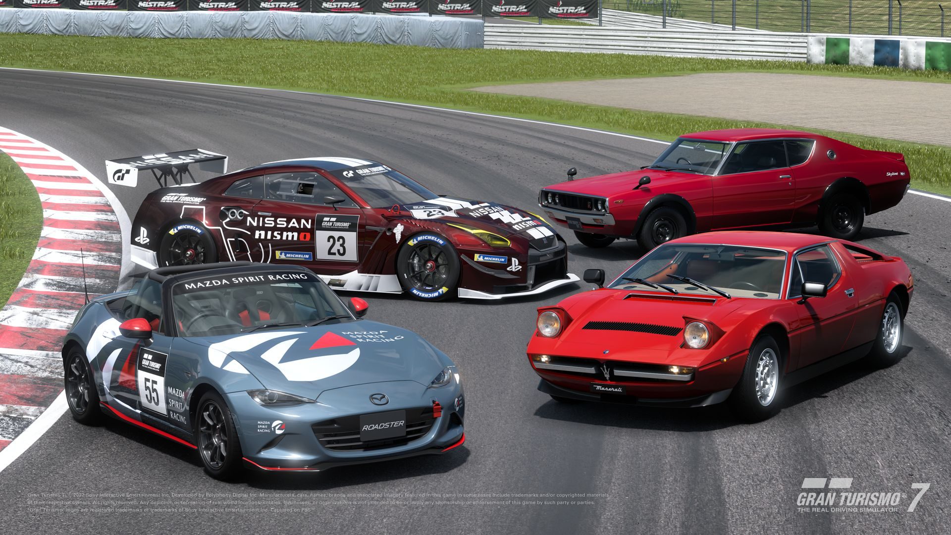 Get an early preview of the cars racing into Gran Turismo 7 later today