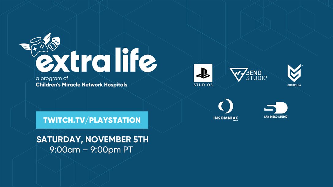 PlayStation Studios Extra Life Game Day Livestream Event, Saturday November 5