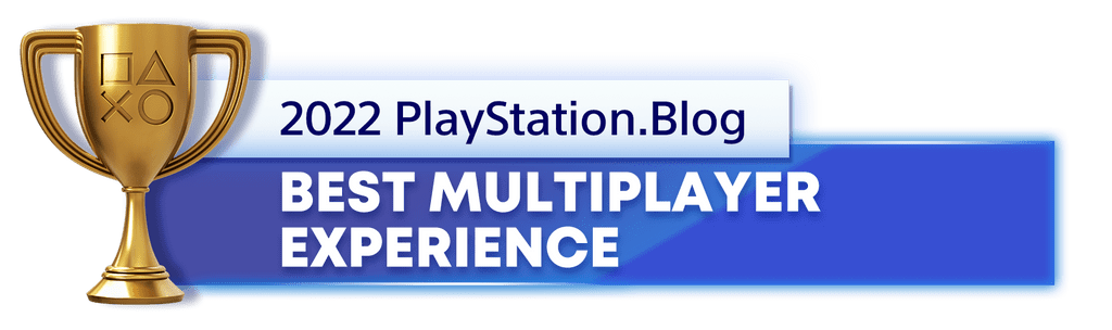 PlayStation Blog's 2022 Gold trophy for best multiplayer experience