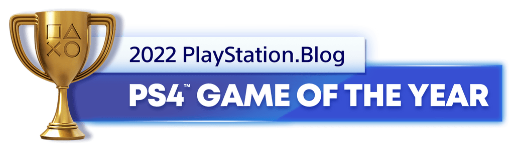 PlayStation Blog's 2022 Gold trophy for PS4 game of the year