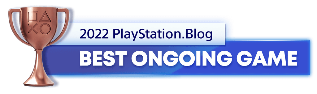 PlayStation Blog's 2022 Bronze trophy for best ongoing game