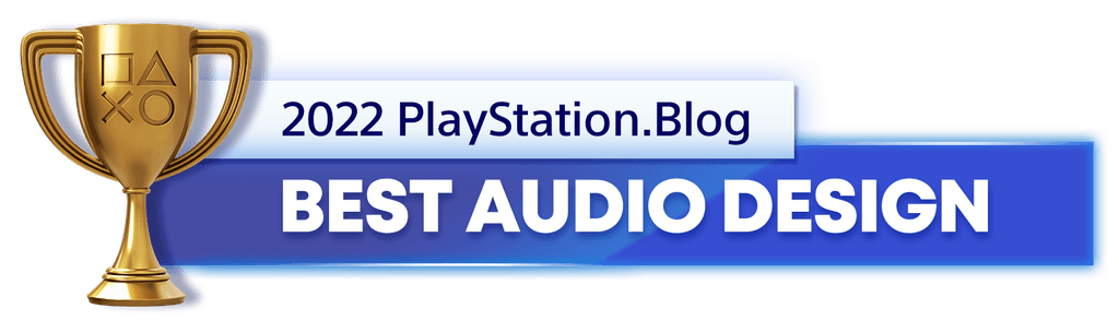 PlayStation Blog's 2022 Gold trophy for best audio design