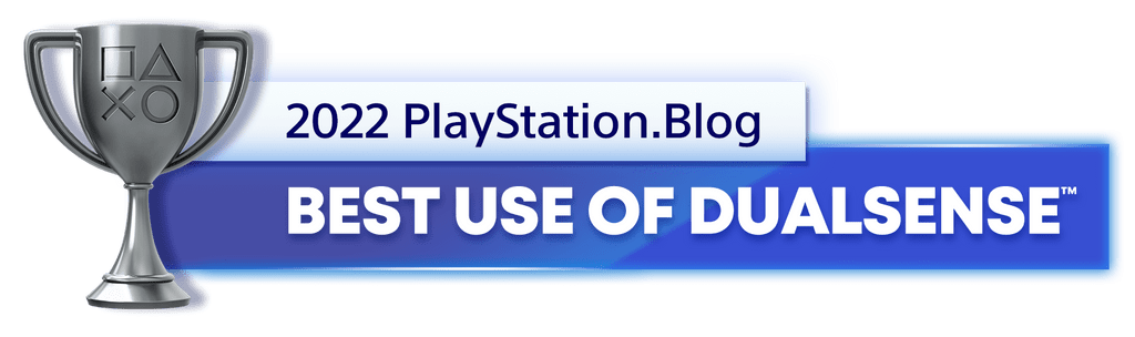 PlayStation Blog's 2022 Silver trophy for best use of DualSense