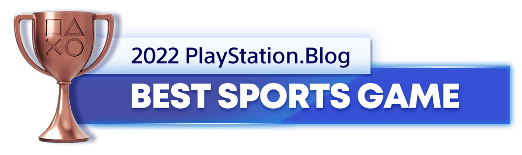 PlayStation Blog's 2022 Bronze trophy for best sports game