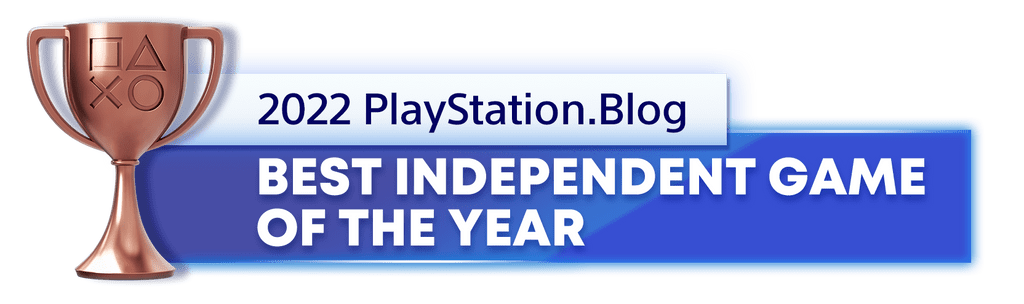 PlayStation Blog's 2022 Bronze trophy for best independent game of the year