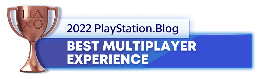 PlayStation Blog's 2022 Bronze trophy for best multiplayer experience