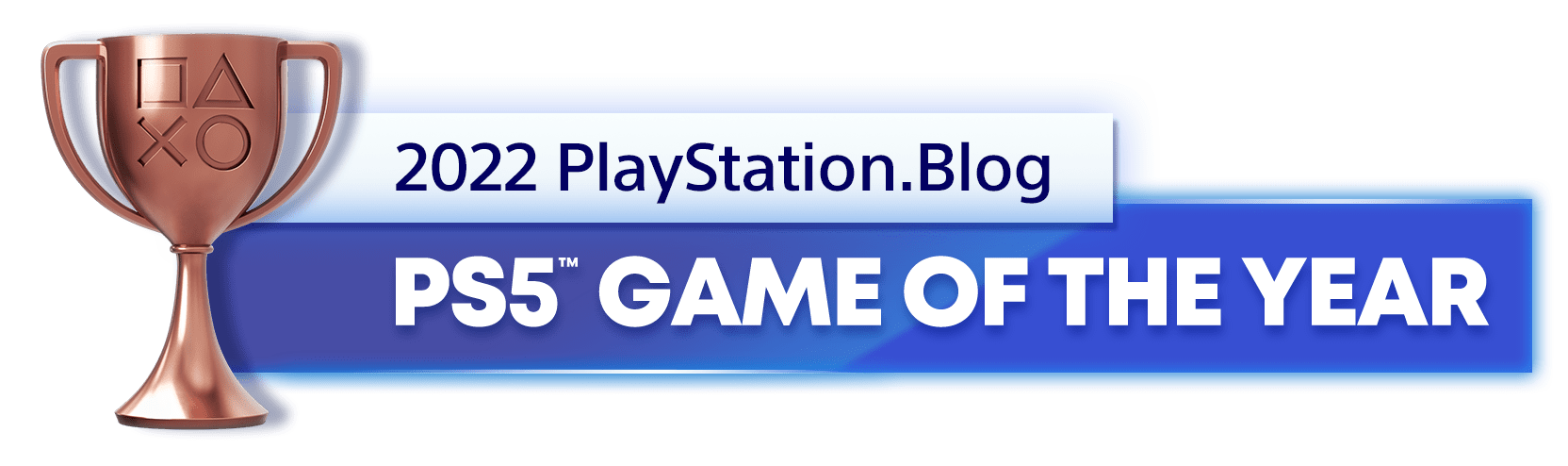PlayStation Blog's 2022 Bronze trophy for PS5 game of the year