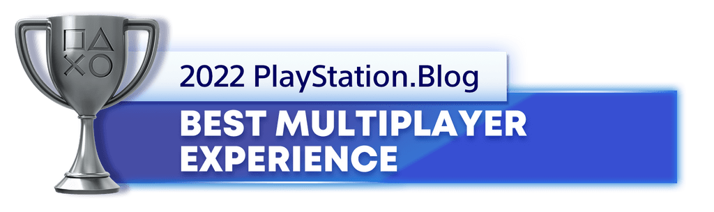 PlayStation Blog's 2022 Silver trophy for best multiplayer experience