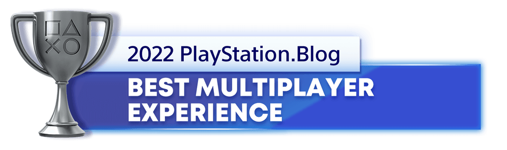 PlayStation Blog's 2022 Silver trophy for best multiplayer experience