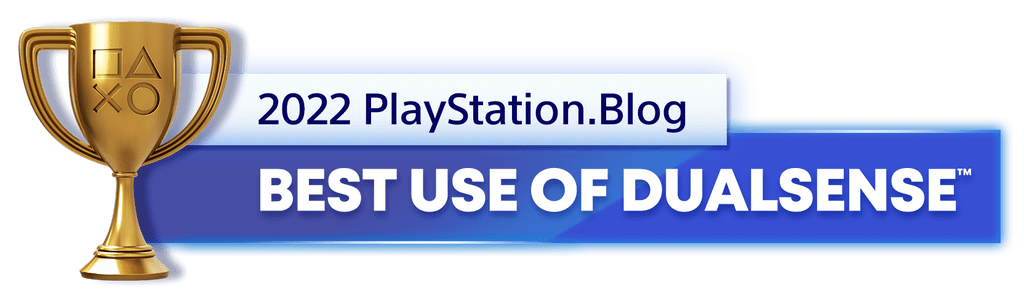 PlayStation Blog's 2022 Gold trophy for best use of DualSense