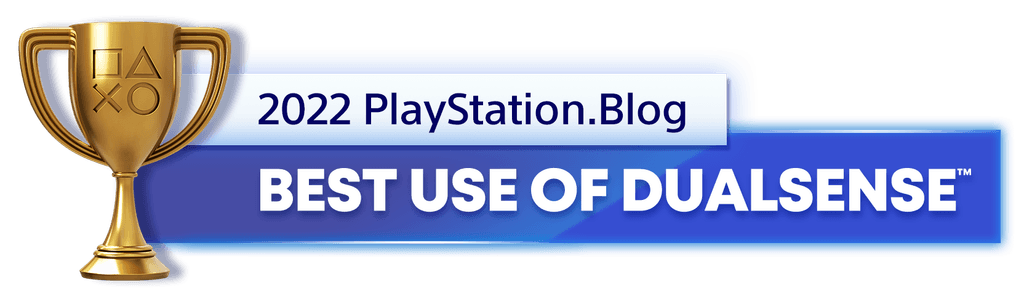 PlayStation Blog's 2022 Gold trophy for best use of DualSense