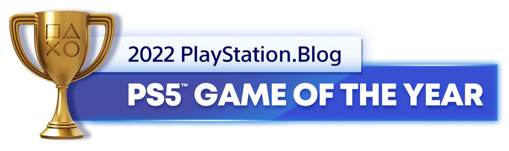 PlayStation Blog's 2022 Gold trophy for PS5 game of the year