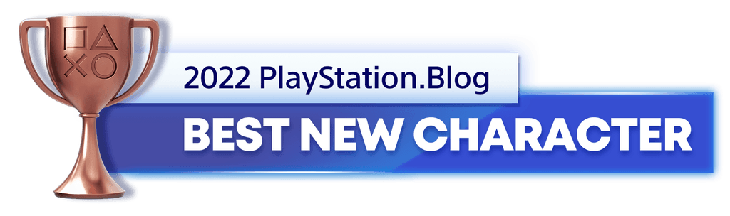 PlayStation Blog's 2022 Bronze trophy for best new character