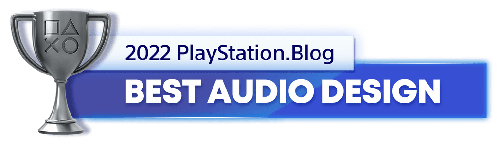 PlayStation Blog's 2022 Silver trophy for best audio design