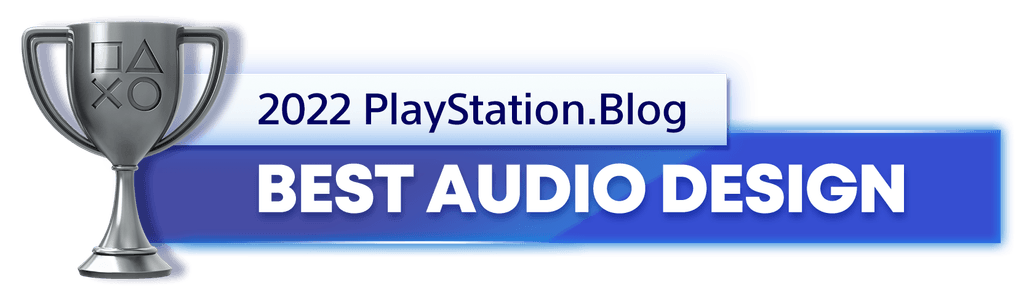 PlayStation Blog's 2022 Silver trophy for best audio design