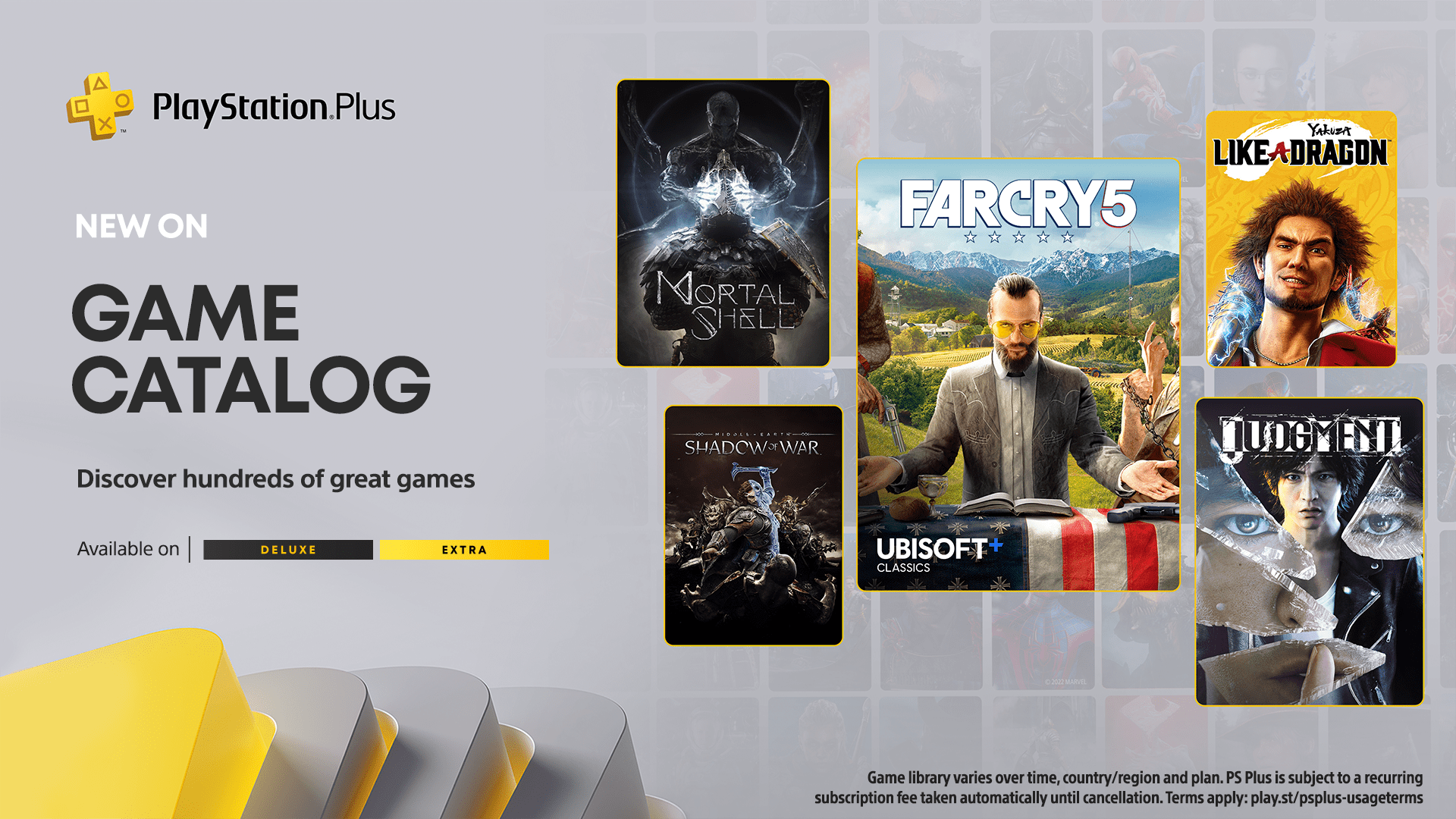 PlayStation Plus Game Catalog lineup for December: Far Cry 5, Judgment,  Mortal Shell and more – PlayStation.Blog