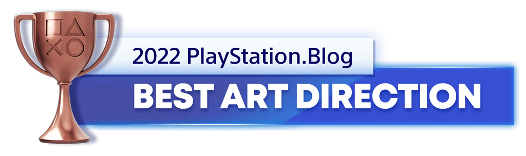 PlayStation Blog's 2022 Bronze trophy for best art direction