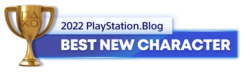 PlayStation Blog's 2022 Gold trophy for best new character
