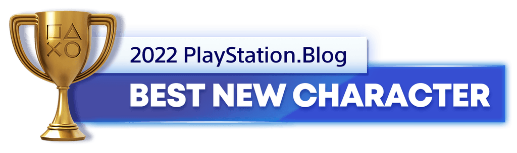 PlayStation Blog's 2022 Gold trophy for best new character