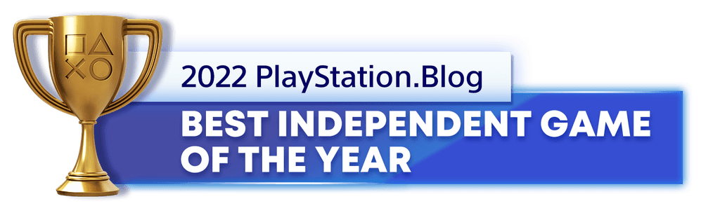 PlayStation Blog's 2022 Gold trophy for best independent game of the year