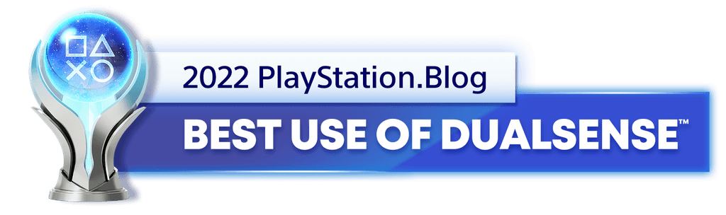 PlayStation Blog's 2022 Platinum trophy for best use of DualSense