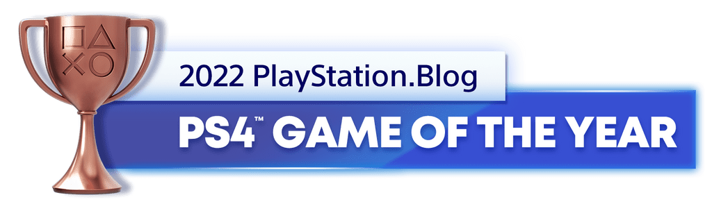 PlayStation Blog's 2022 Bronze trophy for PS4 game of the year