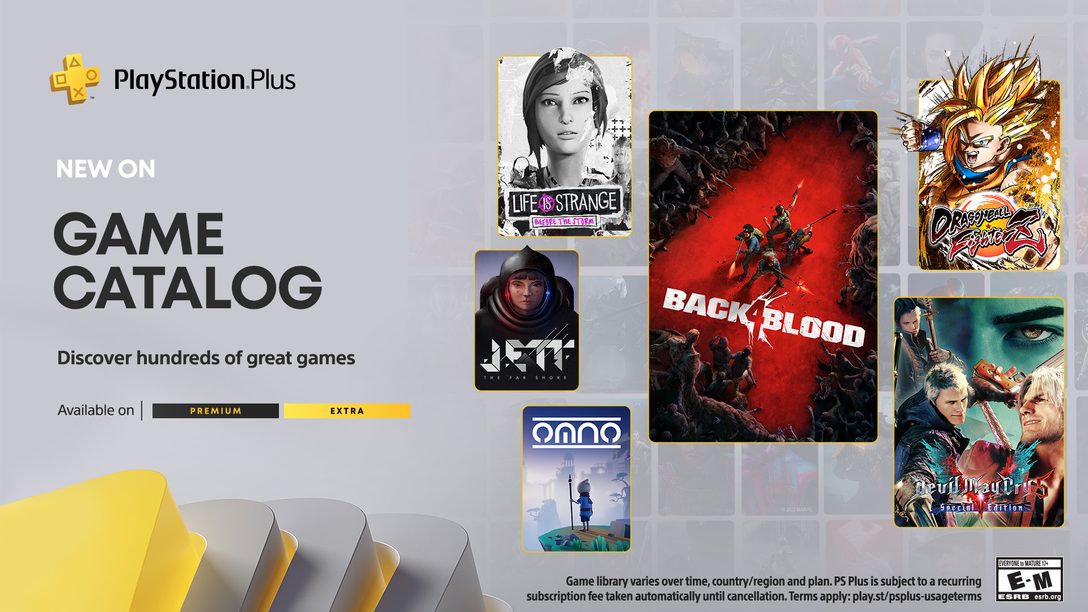 PlayStation Plus Game Catalog lineup for January: Back 4 Blood, Devil May Cry 5: Special Edition, Life is Strange and more.