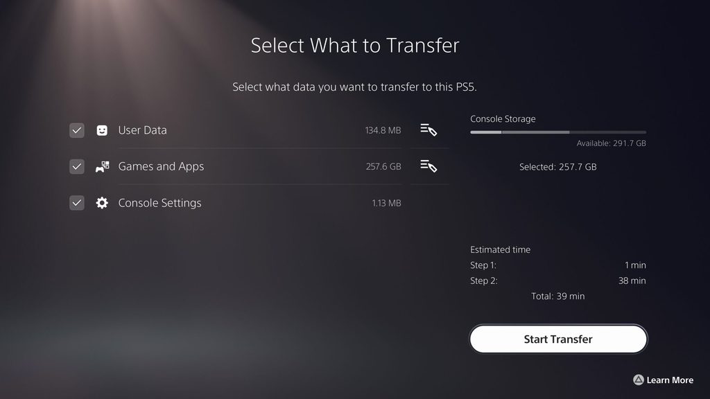 ภาพหน้าจอ UI ของ PlayStation 5 แสดงตัวเลือกในการบันทึกคลิปวิดีโอผ่านคำสั่งเสียง