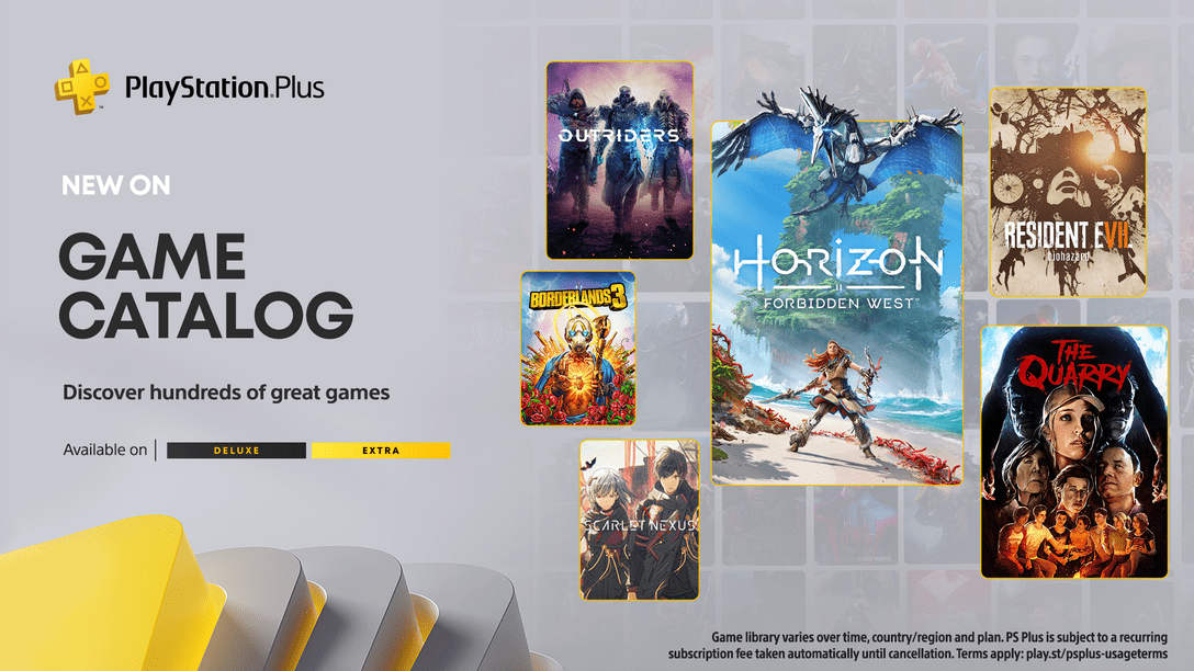 (For Southeast Asia) PlayStation Plus Game Catalog lineup for February: Horizon Forbidden West, The Quarry, Resident Evil 7 biohazard and more
