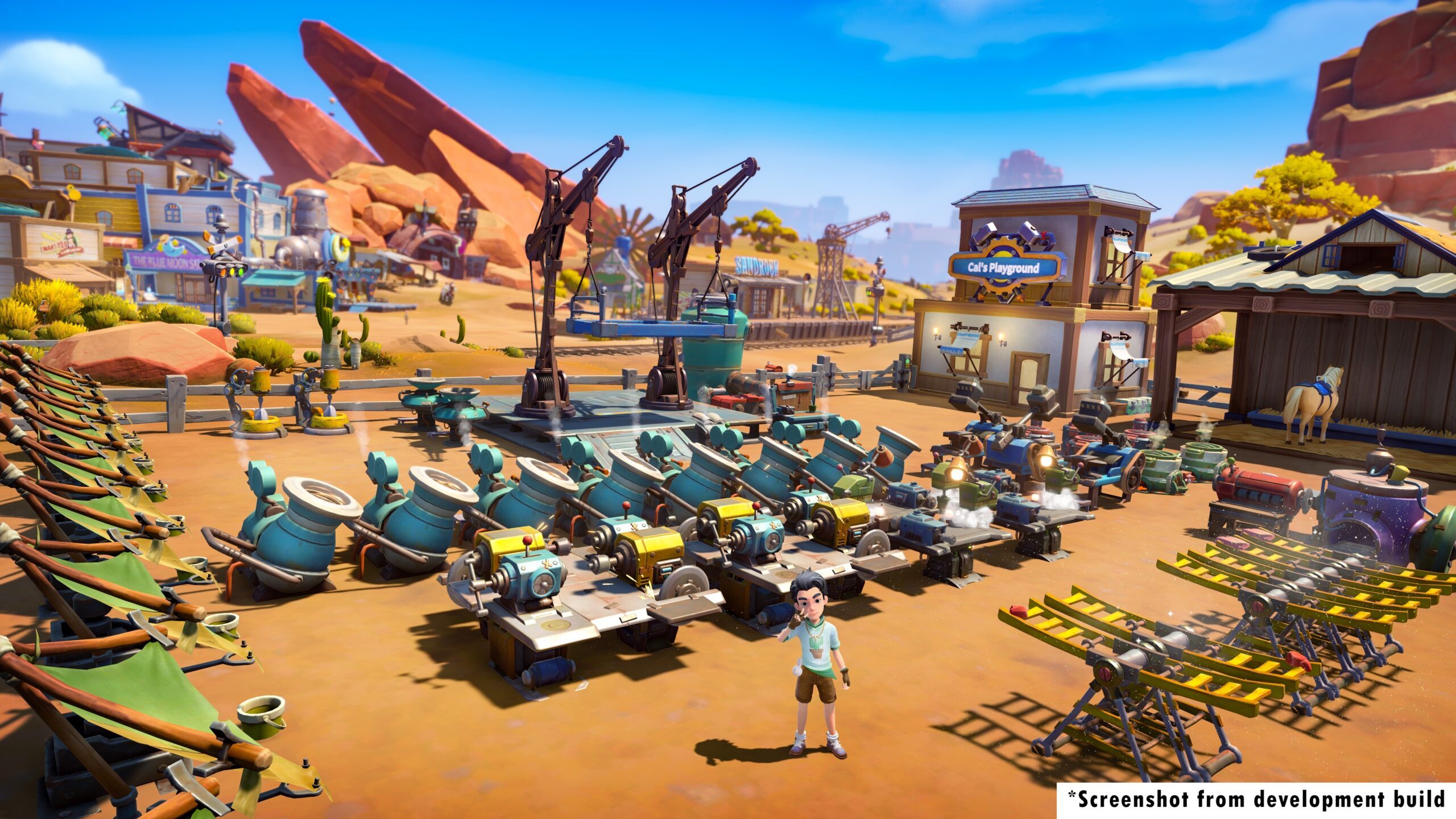 Town sim meets action adventure in My Time at Sandrock, out this