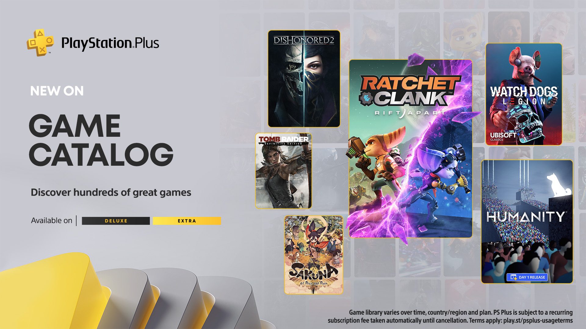 (For Southeast Asia) PlayStation Plus Game Catalog lineup for May: Ratchet & Clank: Rift Apart, Humanity, Watch Dogs: Legion – PlayStation.Blog