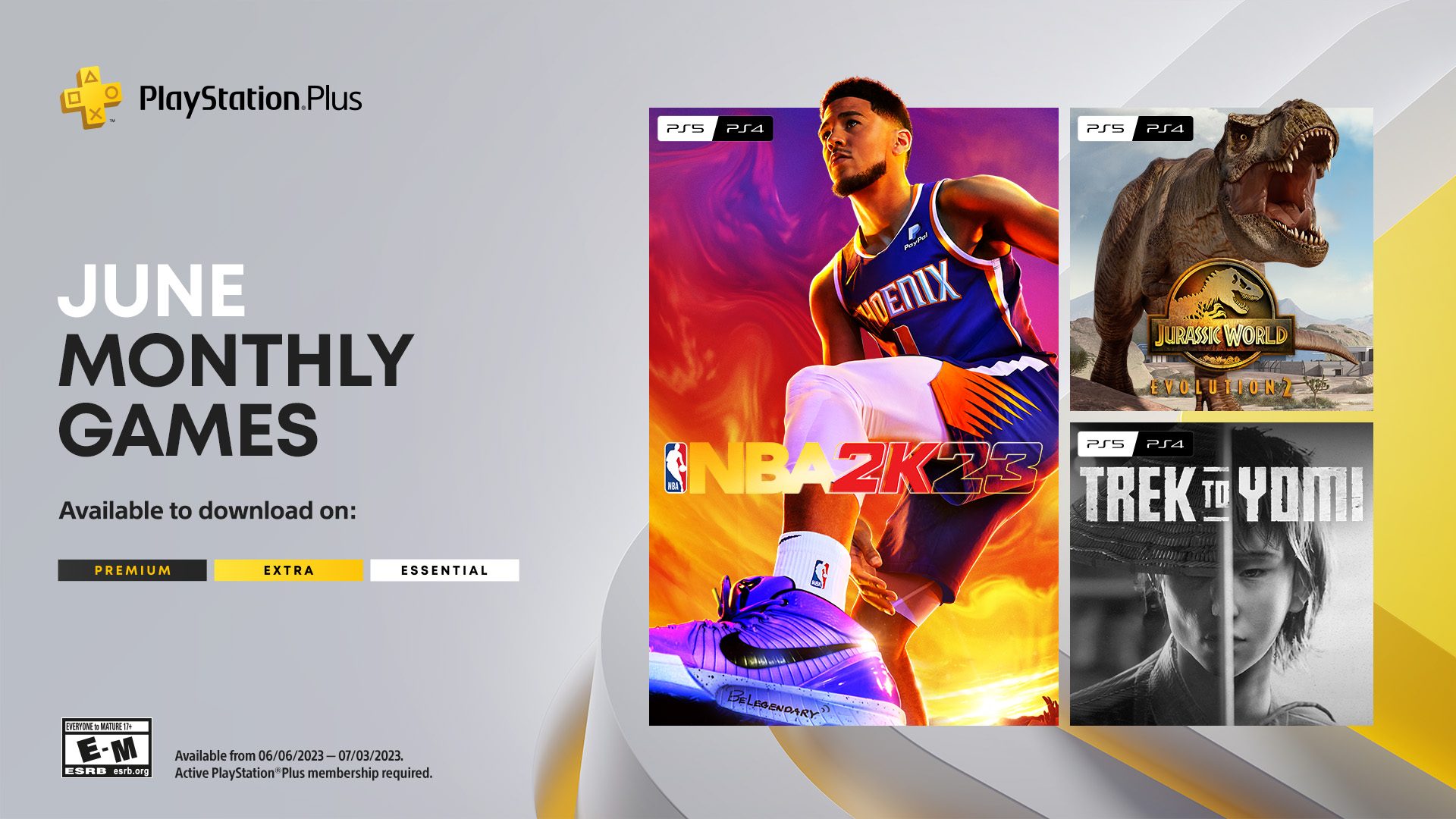 PlayStation Plus Monthly Games for NBA 2K23, Jurassic World Evolution 2 and to Yomi PlayStation.Blog