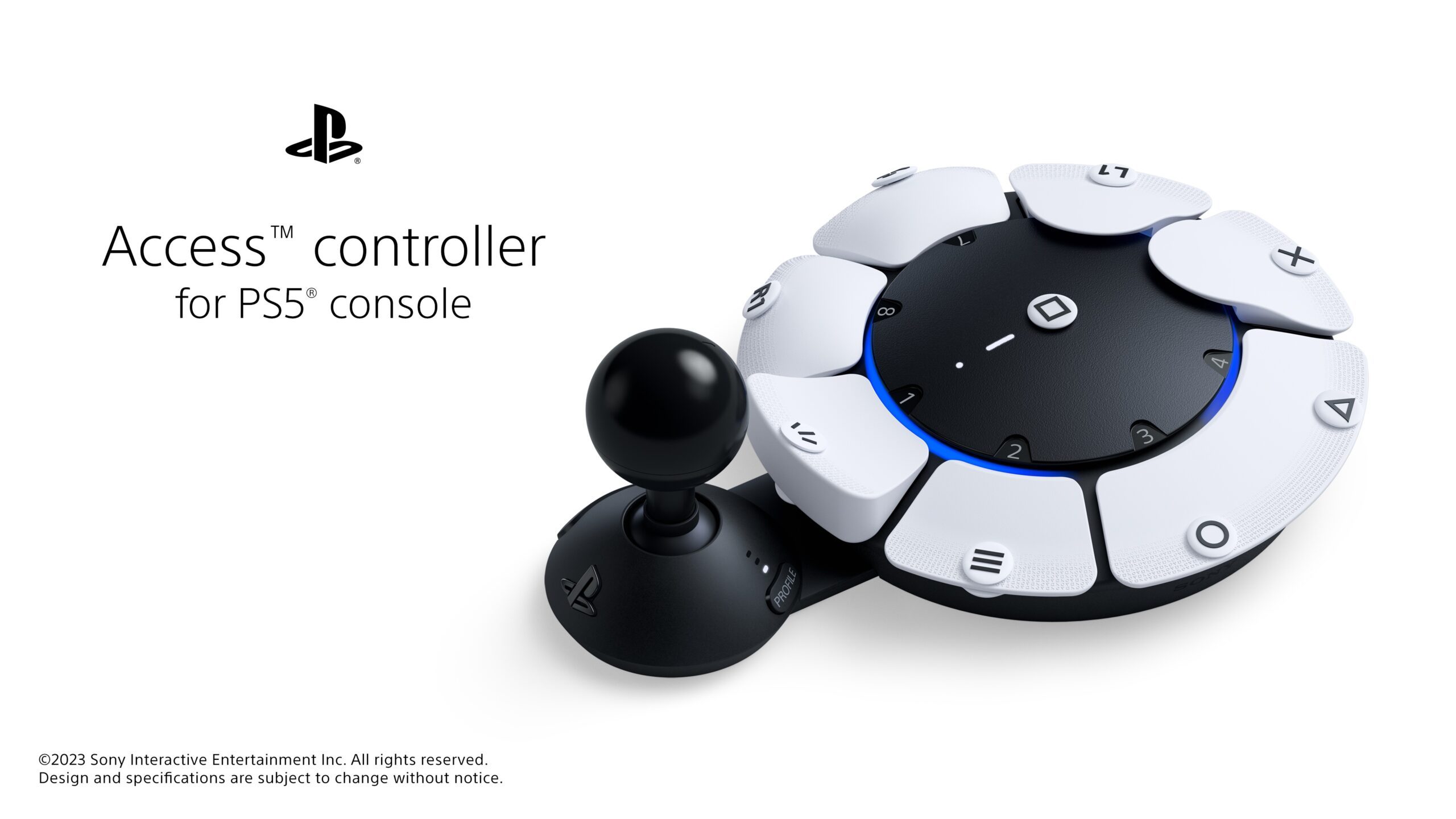 First look at new images and UI of the Access controller for PS5