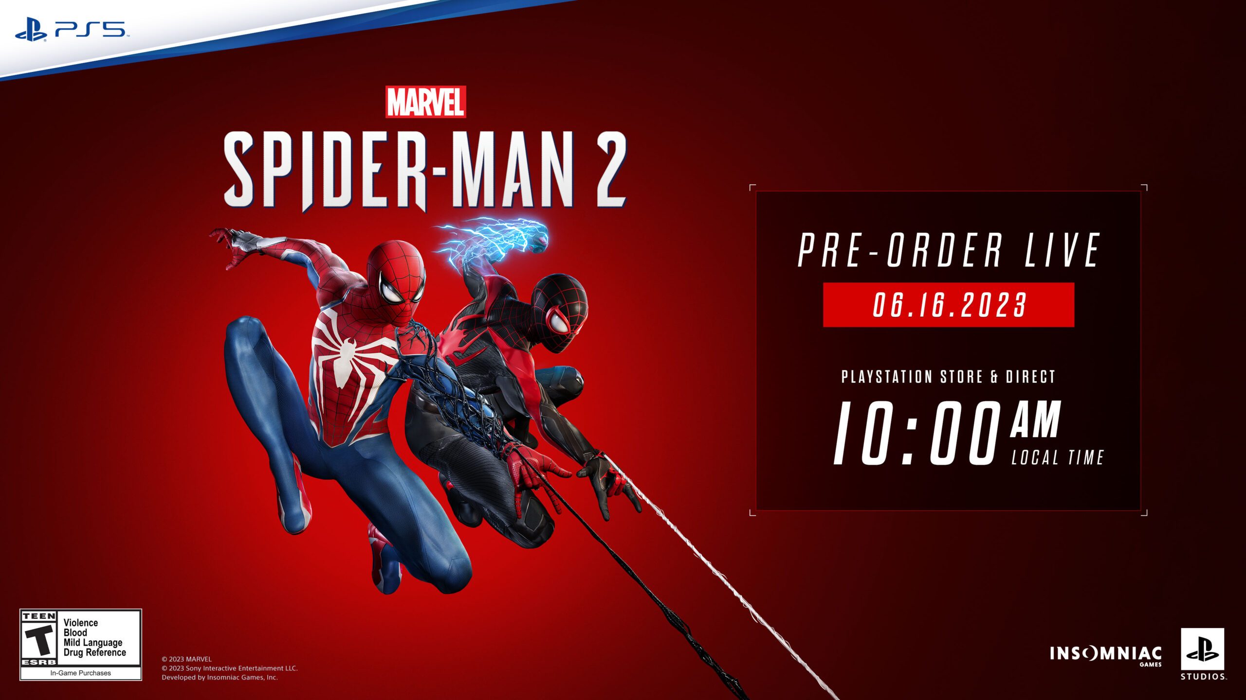 MARVEL'S SPIDER-MAN 2 – PS5 Launch Edition