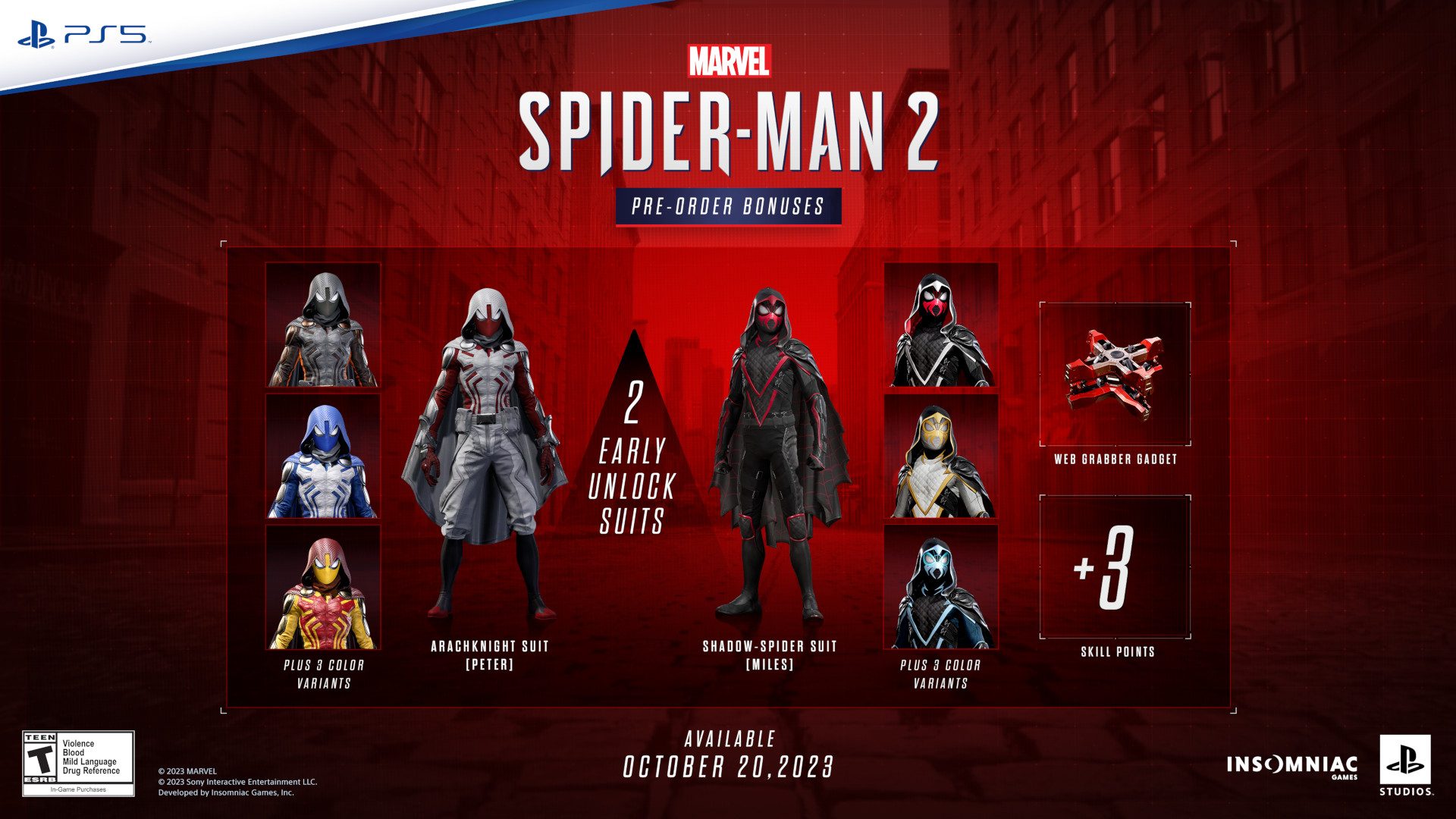 For Southeast Asia) Marvel's Spider-Man 2 Arrives Only on PS5