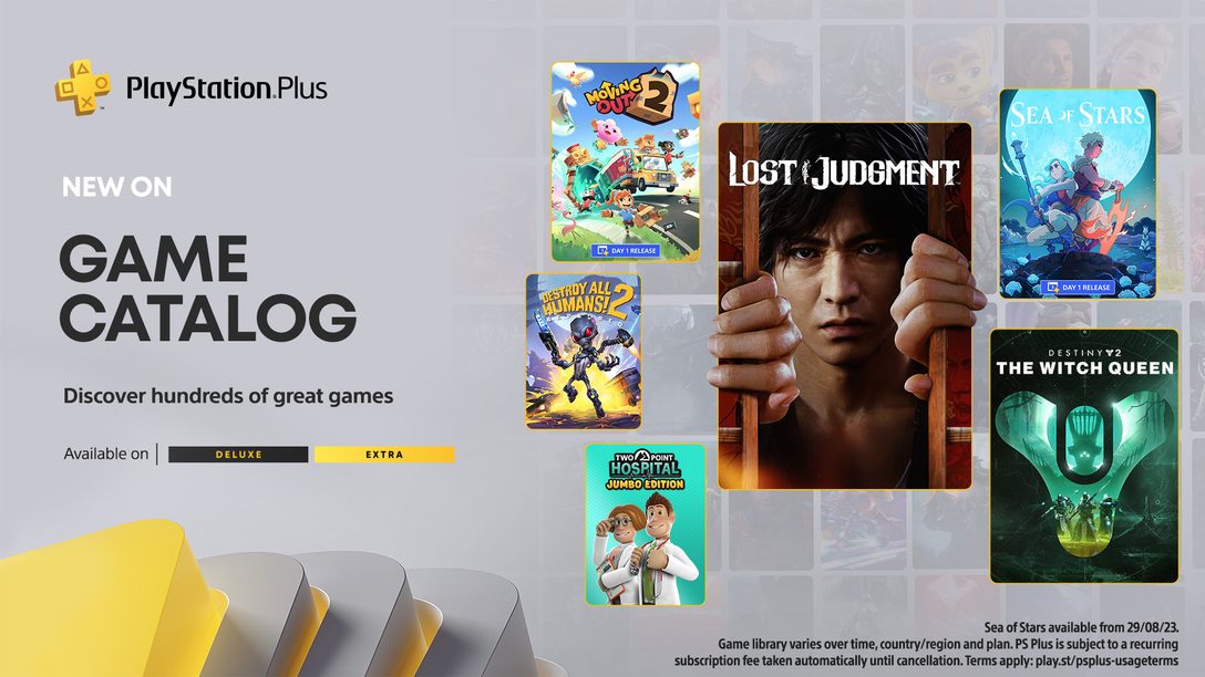 (For Southeast Asia) PlayStation Plus Game Catalog for August: Sea of Stars, Moving Out 2, Destiny 2: The Witch Queen