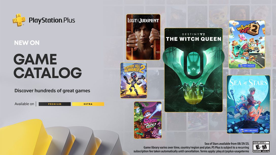 PlayStation Plus Game Catalog for August: Sea of Stars, Moving Out 2, Destiny 2: The Witch Queen