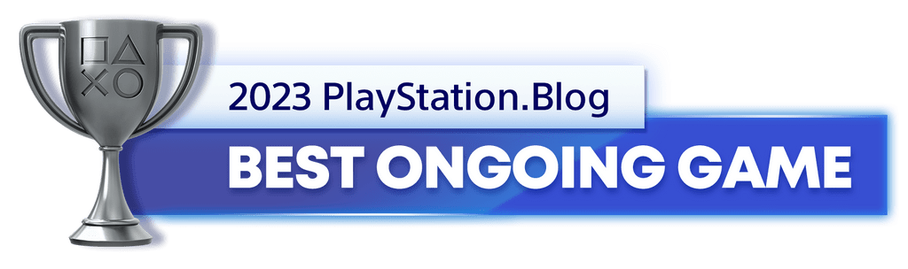 Silver Trophy for the 2023 PlayStation Blog Best Ongoing Game Winner