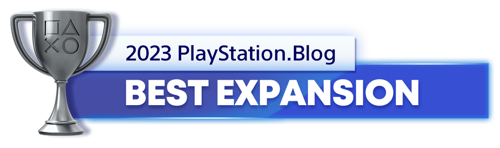 Silver Trophy for the 2023 PlayStation Blog Best Expansion Winner