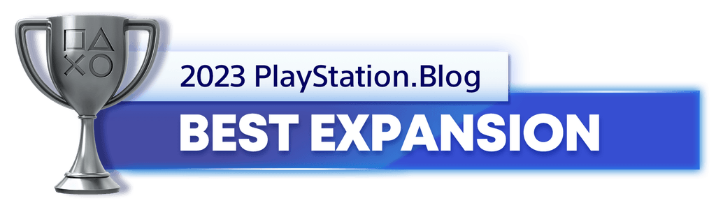 Silver Trophy for the 2023 PlayStation Blog Best Expansion Winner