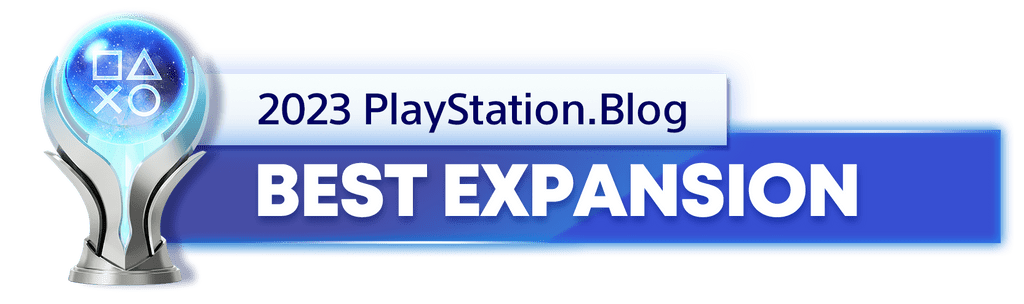 Platinum Trophy for the 2023 PlayStation Blog Best Expansion Winner
